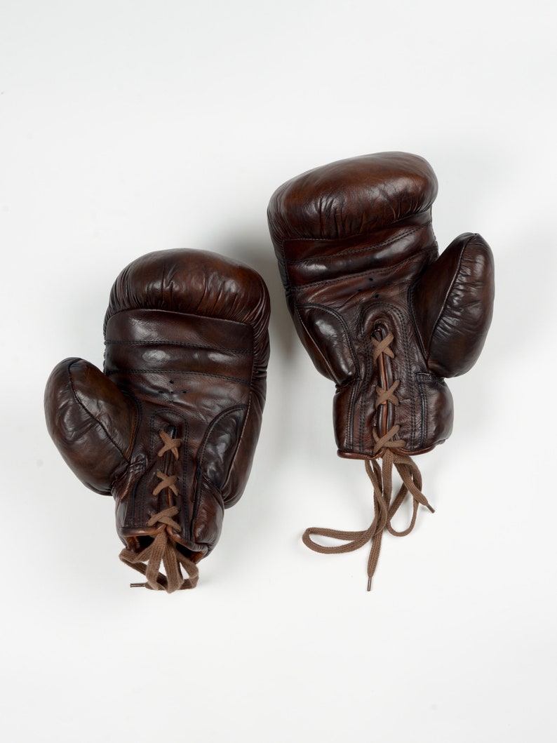 MaisonX Vintage Leather Boxing Gloves