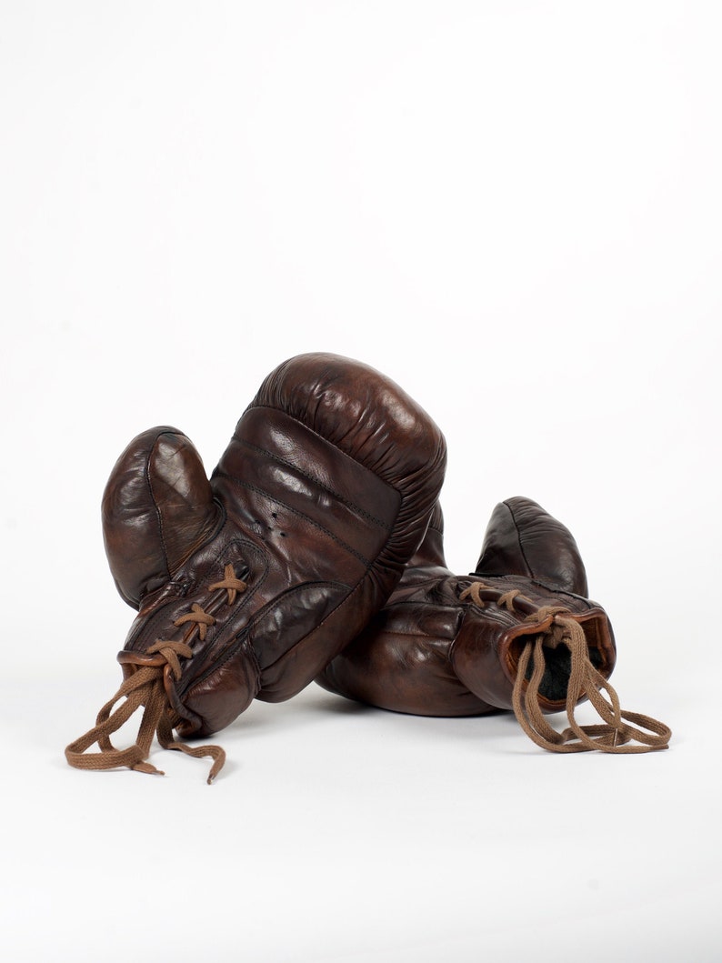 MaisonX Vintage Leather Boxing Gloves