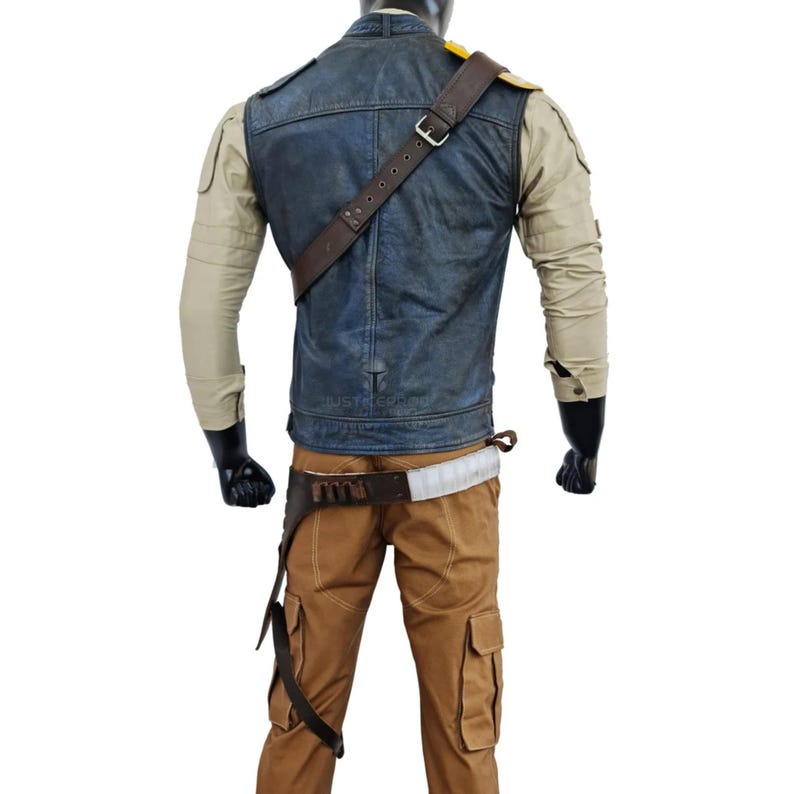 Star Wars Cassian Andor Cosplay Leather Vest