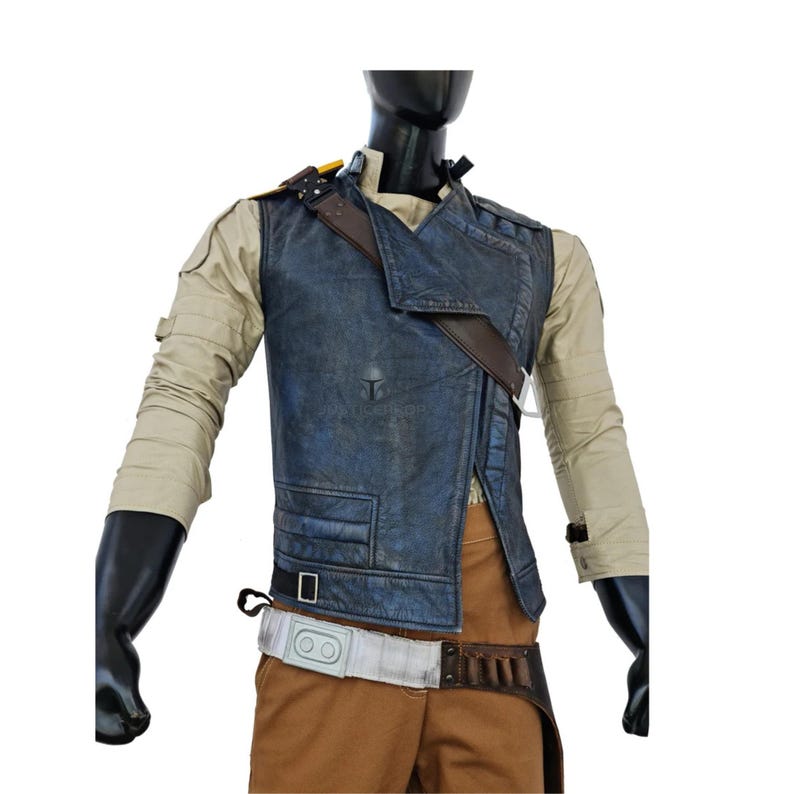 Star Wars Cassian Andor Cosplay Leather Vest