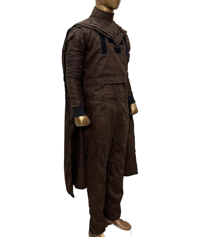 Star Wars Jedi Knight Cosplay Costume – Brown Robe Outfit