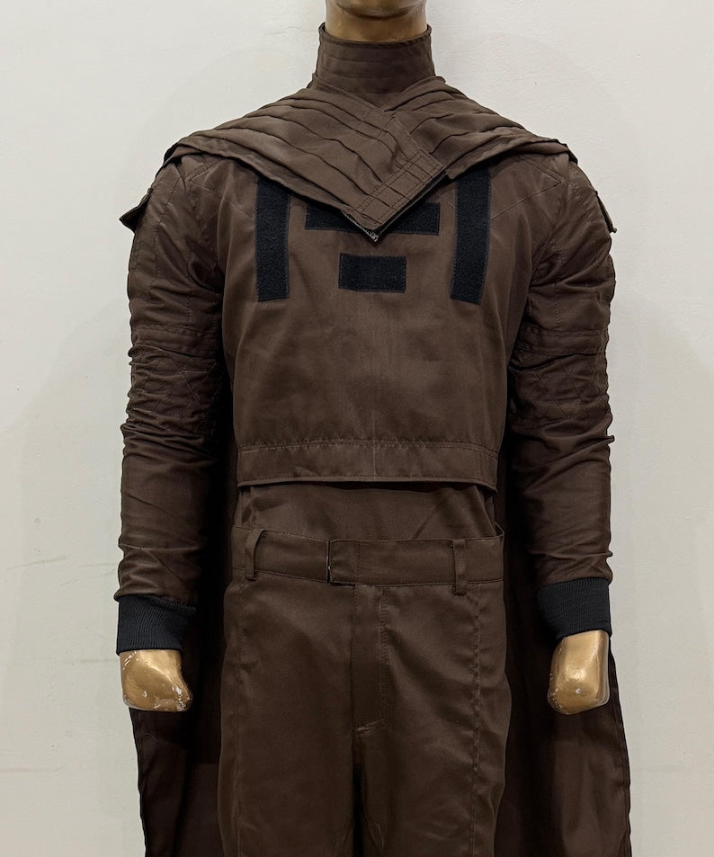 Star Wars Jedi Knight Cosplay Costume – Brown Robe Outfit