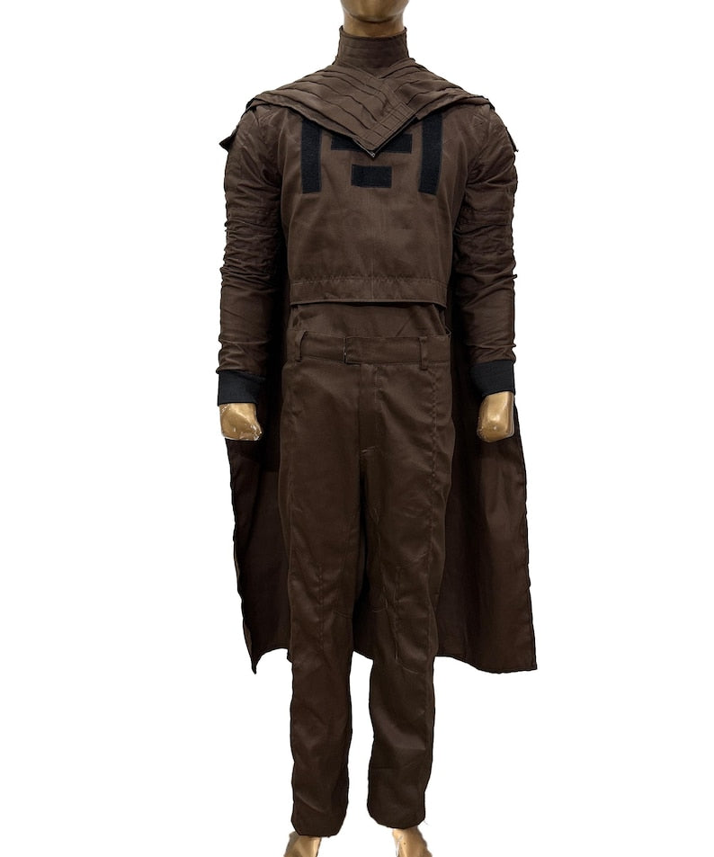 Star Wars Jedi Knight Cosplay Costume – Brown Robe Outfit