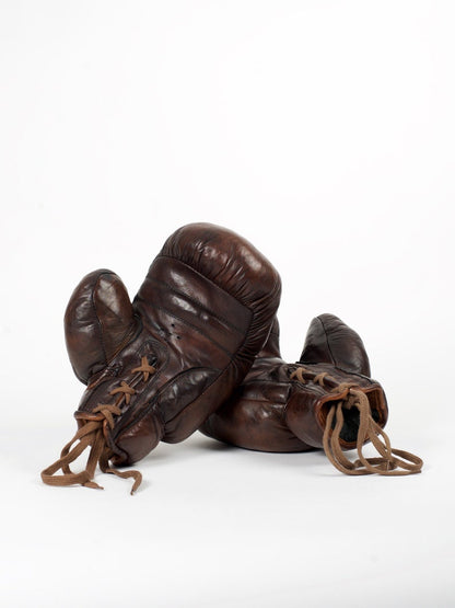 MaisonX Vintage Leather Boxing Gloves